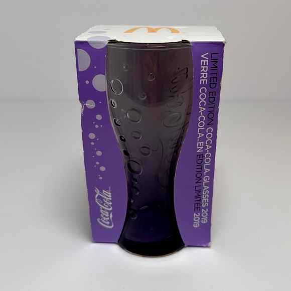 Coca-Cola Purple Glass 2019 | McDonald’s Limited Edition | In Box - Picture 1 of 5